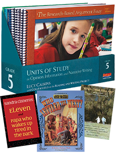 Units of Study, Writing Grades K-5 Trade Pack